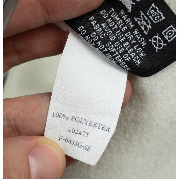 Marker for Gorsuch Polartec Fleece Jacket Women's Medium White Full Zip Ski USA - Picture 9 of 16